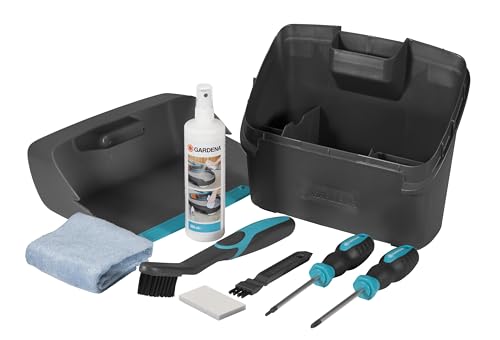 Kit Di Manutenzione E Pulizia Gardena: Kit Accessori Per Pulizia/Manutenzione Di Robot Rasaerba, Con Spugna Abrasiva E Spray Protettivo (4067-20)