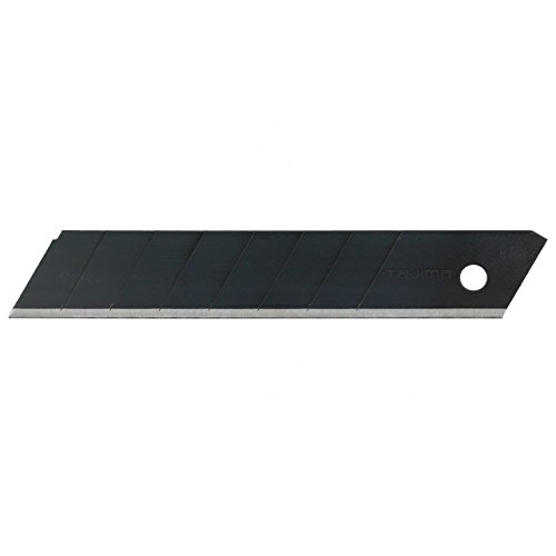 Lame Di Ricambio Tajima Per Taglierina (Larghezza 18 Mm, 50 Pezzi In Una Scatola, Lama Nera, Adatta Per Cartone, Pelle, Pellicola, Cartongesso, Lame D
