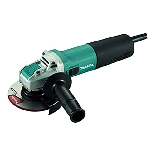 Makita Ga5080Rx02 - Smerigliatrice Angolare X-Lock, 125 Mm, 1400 W, Con Copertura Per Coperchio Di Protezione, Colore: Petrolio