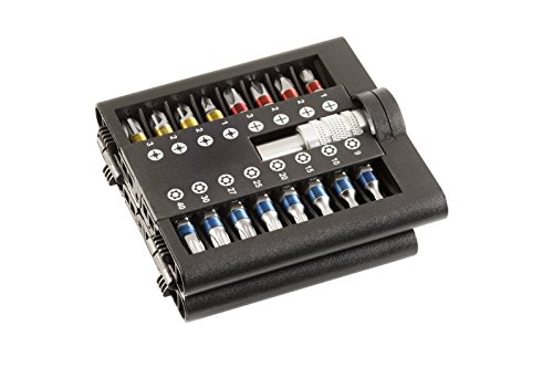 Kwb Bit-Set Con Porta Bit Magnetico - 31 Pezzi Con Esagono Esterno Da 1/4 Di Pollice Secondo La Forma Iso 1173 E C 6.3, Grigio