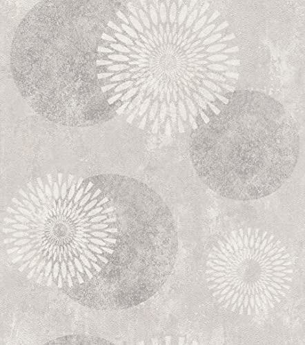 Rasch Paperhangings Tapetenwechsel Ii 651706 - Carta Da Parati In Tessuto Non Tessuto, Colore: Grigio, 10,05 M X 0,53 M