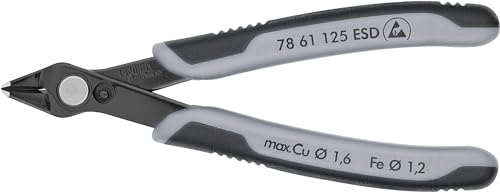 Knipex Electronic Super Knips Esd Brunita, Rivestiti In Materiale Bicomponente 125 Mm 78 61 125 Esd