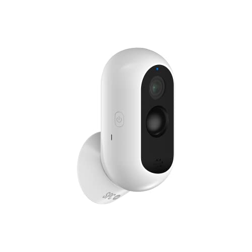 Spc Magnes 3 - Telecamera Di Sorveglianza Wifi Per Esterni/Interni Con Batteria Ricaricabile Da 9600 Mah, Visione Notturna, Resistenza All'Acqua Ip65,