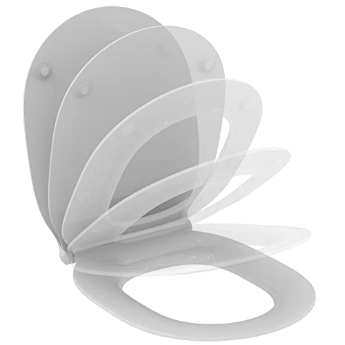 Ideal Standard E036601 Copriwater Originale Slim Connect Air Chiusura Rallentata, Bianco