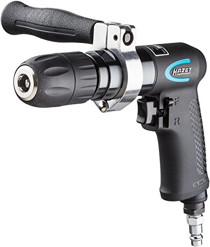 Hazet 9030P-1 - Trapano Ad Aria Compressa (1-13 Mm, Mandrino A Sgancio Rapido, Pratico Strumento Per Carrozzeria E Industria, Potenza 373 W)