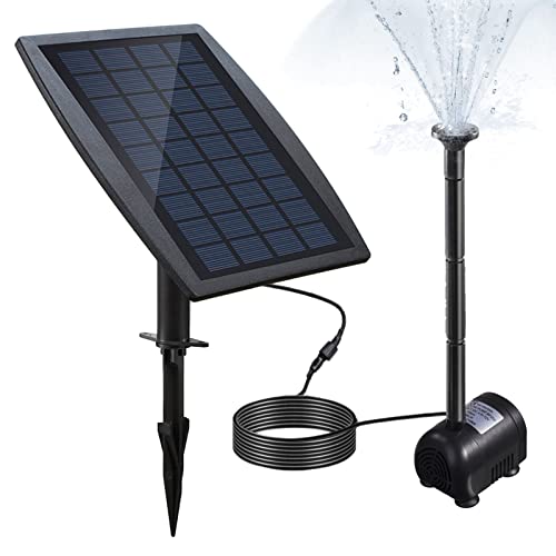 Decdeal Energia Solare Paesaggio Pannello Giardino Fontane Pluggable Fontana Di Energia Solare Decorativo Della Pompa 9V 2.5W Acqua