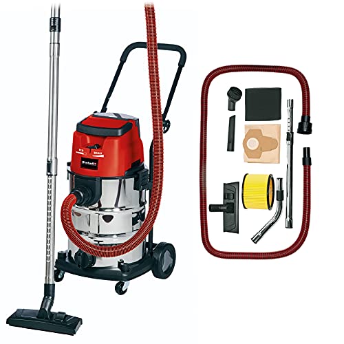 Einhell Aspirapolvere Senza Fili Te-Vc 36/30 Li S-Solo Power X-Change (Ioni Di Litio, 36 V, Eco/Boost, Serbatoio Da 30 L, Tubo Incluso, Senza Batteria