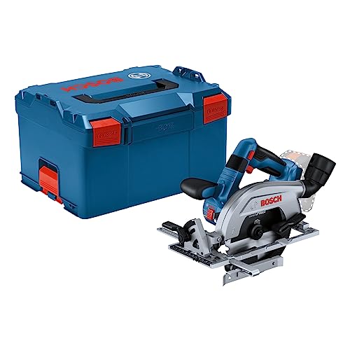 Bosch Professional 18V System Sega Circolare A Batteria Gks 18V 57-2 L (Lama A Sinistra, Motore Brushless, Profondità Di Taglio Di 57 Mm In Tagli A 90