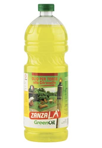 Olio Lampante Alla Citronella A Base Vegetale. A Norme Ce.