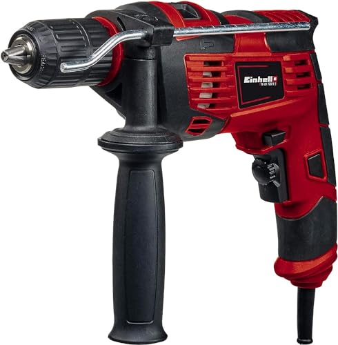 Einhell Trapano A Percussione Tc-Id 720/1 E (Trapanatura/Percussione, Mandrino Da 13 Mm, Regolazione Elettronica Dei Giri, Interruttore Blocco Funzion