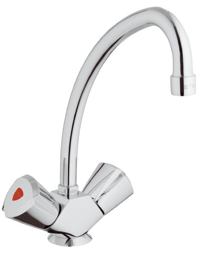 Grohe 31072000, Miscelatore Lavello A Doppia Manopola