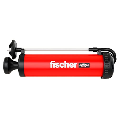 Fischer Pompetta Abg Per Pulizia Fori Muro Per Tassello Con Ancorante Chimico Certificato, Rosso, 567792