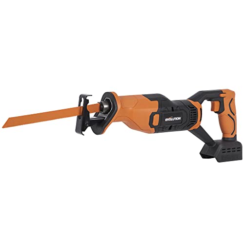 Evolution Power Tools R150Rcp-Li Sega Alternativa Cordless 18 V Li-Ion Ext Con Lame Multi-Materiale Per Tagli Su Legno, Metallo E Molto Altro