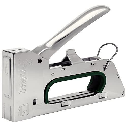 Rapid Pro R14 Graffatrice Manuale Per Graffette Per N. 140, Dotata Di Impugnatura Ergonomica, Parti Interne In Acciaio, Adatta A Lavori Di Tappezzeria