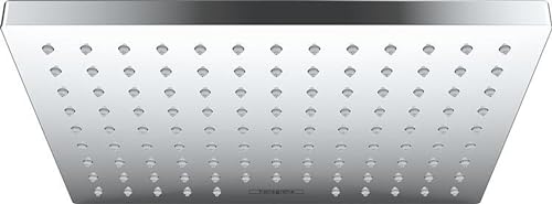 Hansgrohe Vernis Shape - Soffione Doccia, Doccia A Pioggia Quadrato (230 X 170 Mm) Con 1 Getto Per Montaggio A Parete/Soffitto, Con Funzione Anticalca