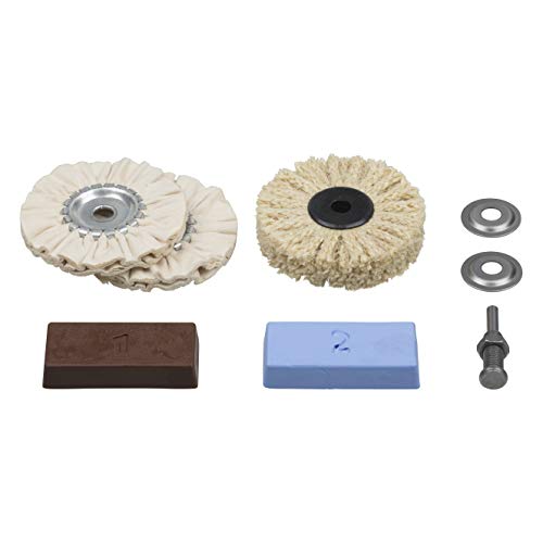 Wolfcraft Set Per Lucidatura Professionale Da 6 Pezzi, 2179000
