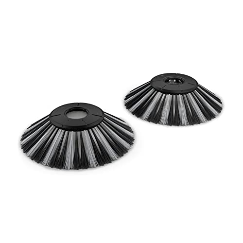 Scopa Laterale Kärcher Con Setole Speciali Per Rifiuti Umidi E A Grana Fine Come Foglie Per Le Spazzatrici Doppie Da S 6 A S 6, Nera