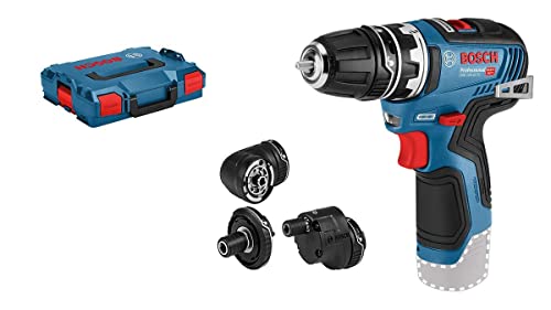 Bosch Professional 12V System Trapano-Avvitatore A Batteria Gsr 12V-35 Fc (Flexiclick System, Incl. 4 Accessori Flexiclick, Senza Batterie E Caricabat