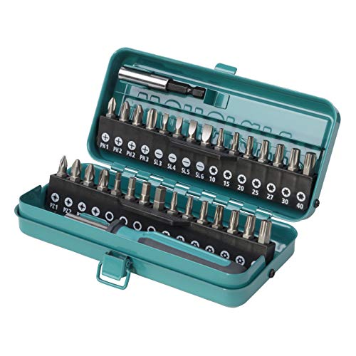Wolfcraft Bit-Box, Taglio / Croce (Ph/Pz) / Torx (T) Con Foro / Esagono Cavo, 32 Pezzi I 1388000