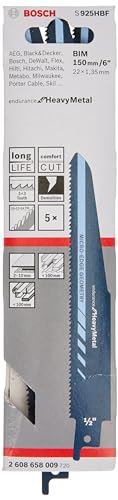 Bosch Accessories 2608658009 Micro-Edge Geometry Set Lame Per S 925 Hbf, 5 Pezzi