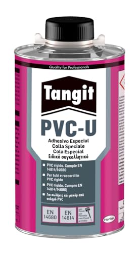 Tangit Pvc-U, Adesivo Per Pvc, Per Giunzioni Di Tubi In Pvc Rigido, Assemblaggio Di Tubi E Raccordi In Pvc Anche Sotto Pressione, Grondaie, Condutture