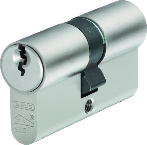 Abus E60Np, Doppio Cilindro Per Serratura, Profilo Europeo, 30/60, In Nichel Perlato