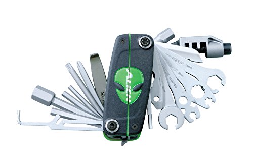 Topeak Alien Iii - Attrezzo Multiuso Per Bicicletta, Colore: Nero/Verde