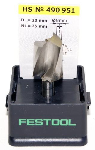 Festool Fresa Helicoidal Hw Para Ranurar Hs Spi S8 D20/25
