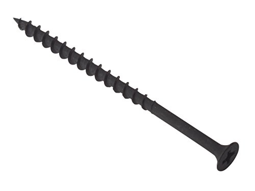 Bargainscrews - Viti Con Filettatura A Passo Largo Per Cartongesso, Finitura In Fosfato, Colore Nero, 4,2 X 75 Mm [Confezione Da 100]