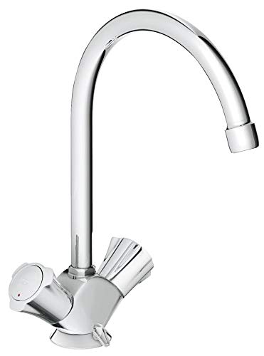 Grohe Gro-31930001 31930001-Grifo De Cocina Baja Presión, Nero