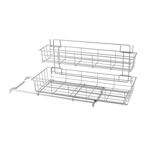Metaltex Organizador Deslizante Para Productos De Limpieza 'Limpio' 20X50X28Cm, Acciaio Inox