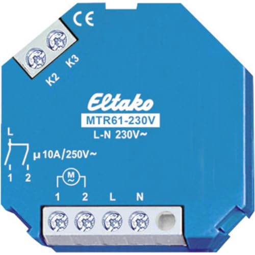 Eltako Motore Di Separazione Relè 230 V, 2 Plus 2 No Non Potenzialfrei 5 A/250 V Ac, 1 Pezzi, Mtr61 – 230 V