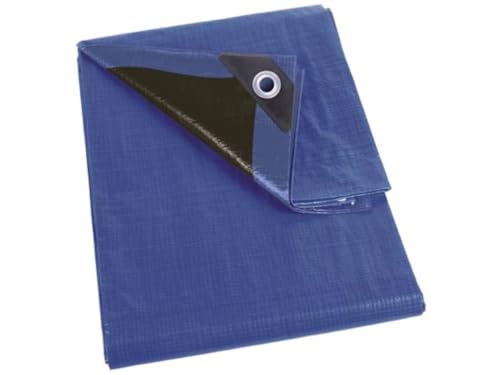 Perel 180 – 0304 Telo Protettivo Ultras Forte, Blu/Nero, 3 X 4 M