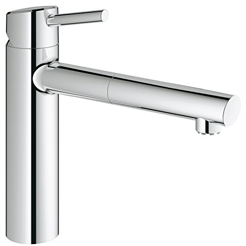 Grohe 31214001 - Concetto Grifo De Cocina, Flujo Ajustable, Baja Presión