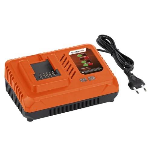Kreator Powdp9051 Powerplus Powdp9051-Cargador 20 V/40 V, 4 Ah, Argento
