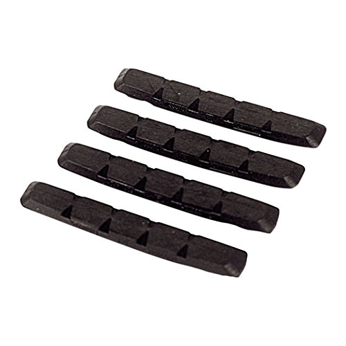 Rex Articoli Tecnici, S.A. Kit 4 Zapatas Rx Swissstop Negro Aluminio