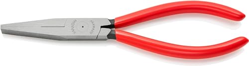 Knipex Pinza Per Meccanica - A Becchi Lunghi Bonderizzata Nera, Rivestiti In Resina Sintetica 190 Mm 30 11 190