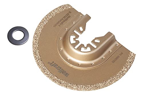 Wolfcraft Lama Radiale Per Multifunzione "Pro" Con Riporto In Metallo Duro, Attacco Universale, 3995000