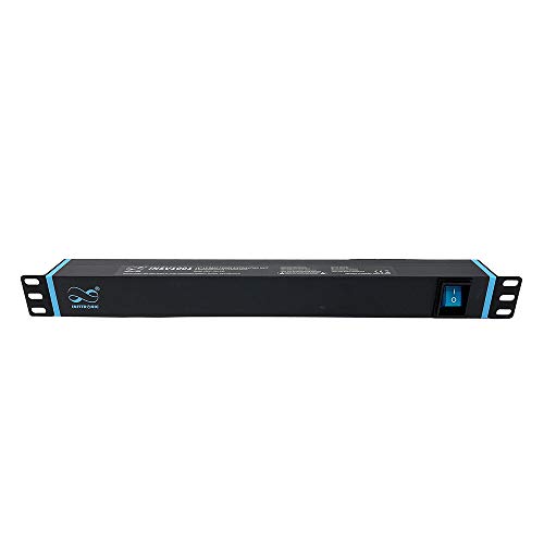 Infitronic - Insv1001 - Ciabatta Elettrica Da 19" 8 X 1U Con Interruttore