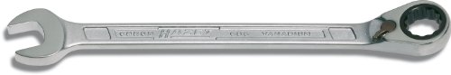 Hazet Knarren-Ring-Maulschlüssel 606-18 | Abtrieb: Außen-Doppel-Sechskant, Schlüsselweite: 18 Mm | Betätigungswinkel (5°), Werkzeug Für Enge Schraubar