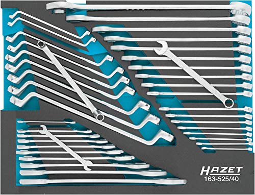 Hazet 163-525/40 - Set Di Chiavi A Brugola Esagonali (40 Pezzi, Profilo Esterno Esagonale)