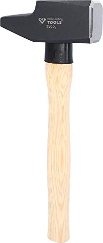 Martillo De Bola Con Mango De Nogal Americano, 2500 G, Forma Francesa
