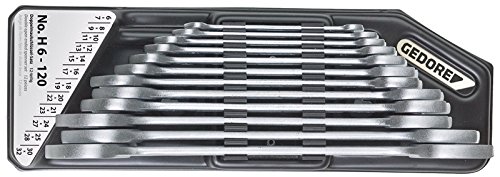 Gedore, Set Di Chiavi A Doppia Forchetta - H 6-120