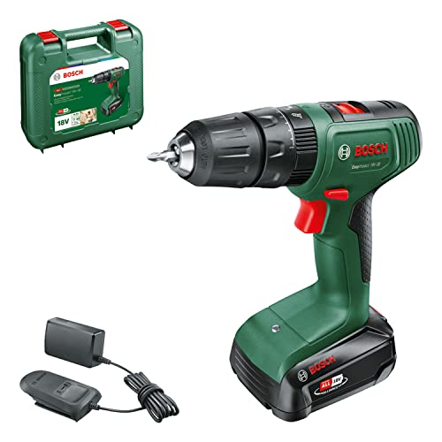 Bosch Home And Garden Trapano Con Percussione A Batteria Easyimpact 18V-38 (1 Da 2,0 Ah, Sistema 18 Volt, In Custodia Per Il Trasporto)