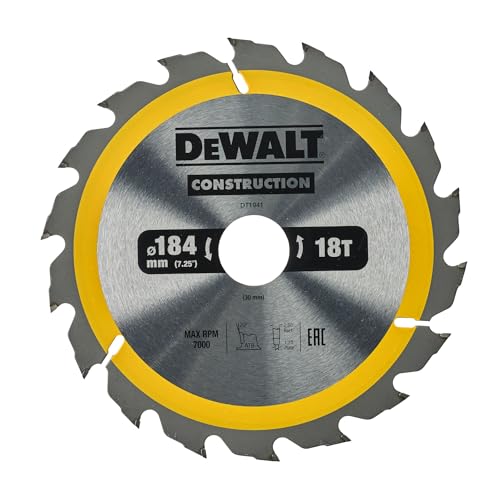 Dewalt, Dt1941, Qz, Hoja Para Construcción 184X30Mm 18T (Ac)
