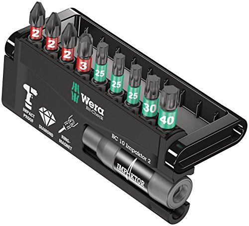 Wera, Bit-Check 10 Impaktor 2, 10 Pezzi