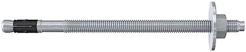 Fischer Faz Ii Plus 12/80 Gvz Bullone Ancoraggio Con Rondella Grande, Ancoraggio Heavy Duty Con Elevata Capacità Di Carico, Bulloni Di Ancoraggio Per