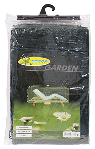 Biotop B2225 Copri-Sedia A Sdraio, Colore: Verde, 205 X 78 X 40 Cm