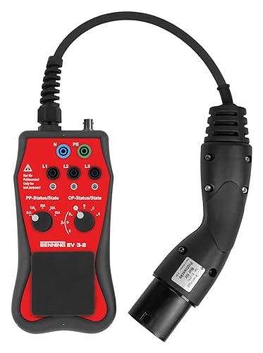 Benning 044169 Ev 3-2 - Adattatore Di Misura Per Test Di Stazioni Di Ricarica E, 1 Pezzo