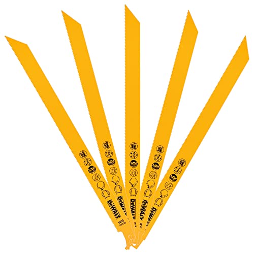 Dewalt, Dt2355, Qz, Hoja De Sierra Sable Bi, Metal Para Uso General